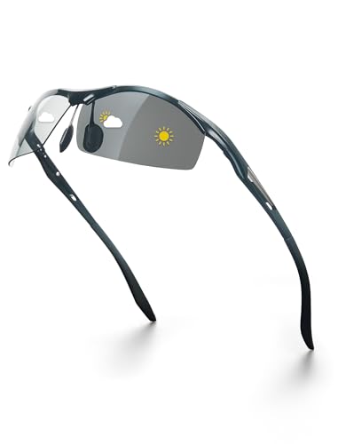 偏光・調光機能搭載スポーツサングラス