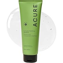 Acure Curiously Clarifying Shampoo - Cleansing & Clarifying Shampoo for Women & Men, Scalp Detox for Product Buildup, Deep Clean for Oily Hair, Detoxify, Remove Build Up, Sulfate Free, Vegan - 8 fl oz