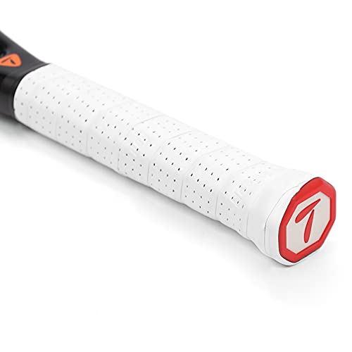 Teloon Tennis Rackets For Adults 100% Full Carbon，27 Inch Adult Racquet For Men And Women College Students Beginner Professional Tennis Racket (Black-Orange) #TOP5