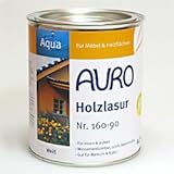 auro holzlasur 160 farbkarte Natur AURO Holzlasur, Aqua Nr. 160-52 Azur - 0,75L