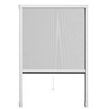 Fenster Insektenschutz Rollo 125x150cm kürzbar weiss 102220101-VH