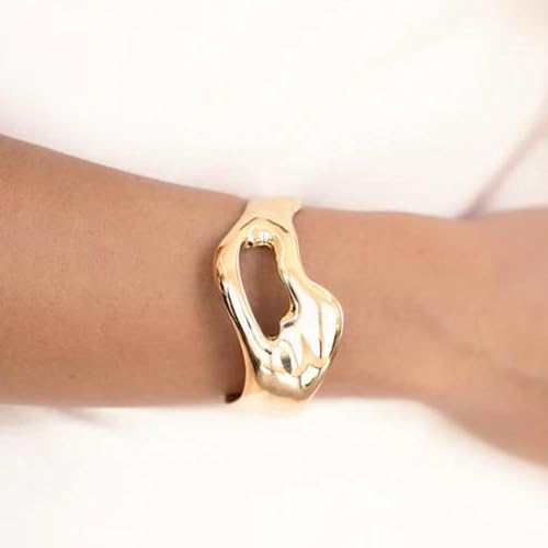 Ettika Gold or Silver Cuff. Bracelet for Women, Womens 18k Gold or Rhodium Plated Band Cuff. Jewelry3