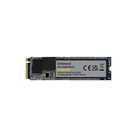 Intenso 250GB M.2 SSD PCIe Premium, bis zu 2100 MB/s, (PCI Express Gen.3x4 NVMe 1.3, Solid State Drive)