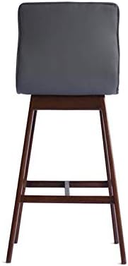 Арткы view of the Haus Bar Stool, showing the back of the seat and the leg structure.