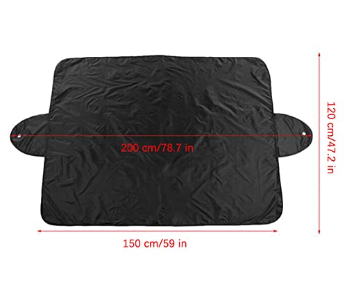 Hsthe Sea Copertura per parabrezza per auto, 150 x...