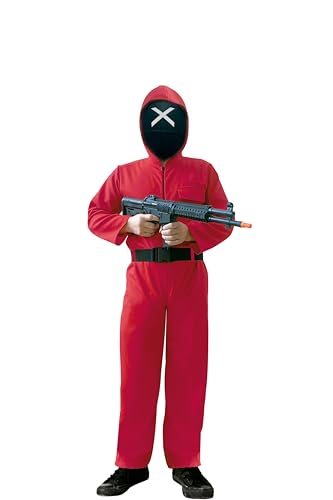 Cobo Regalo, S.L DISFRAZ SOLDADO ROJO CALAMAR INFANTIL - Talla 10-12 años