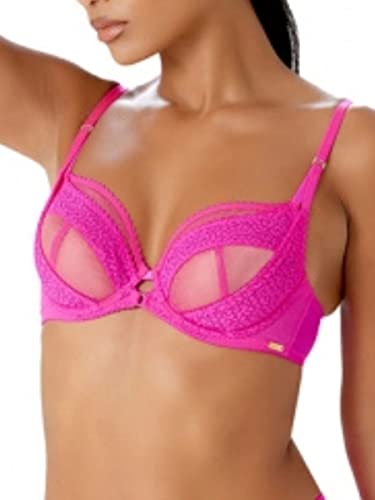Sujetador sin relleno lencería mujer Gossard Envy Plunge rosa GLO 85B escote en V