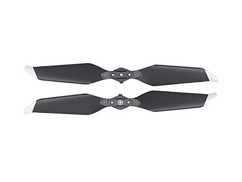 2 Pairs Dji Genuine Low-Noise Quick-Release Propellers For Mavic Pro Or Mavic Pro Platinum, 8331 Sliver Stripes #TOP3