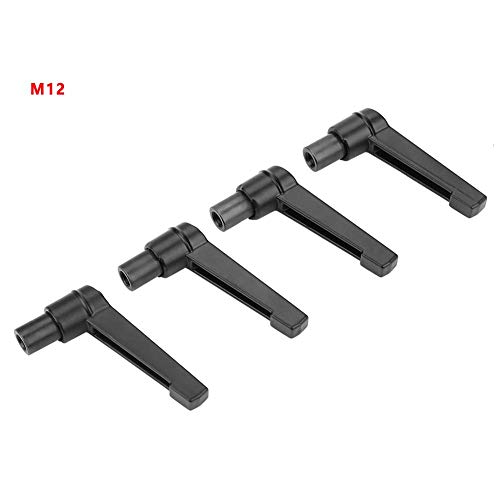 Image of Walfront 4Pcs Clamping Lever Handle, M4 /5 /6 /8 /10 /12 Level Adjustable Handles Knob Female Thread Machinery Adjustable Handle(M12)