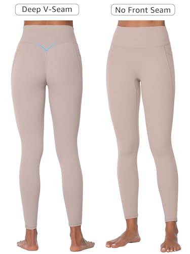 Legging compression gainant Sunzel sans couture avant taille haute sport - 3