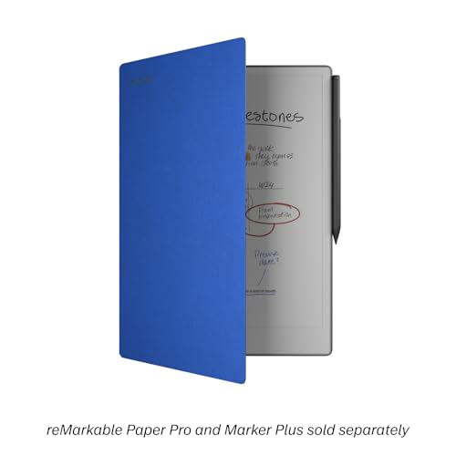 Image of reMarkable Paper Pro Mosaic Weave Book Folio for Your 11.8'' Paper Tablet Colbalt Mosiac Weave (Tablet not Included)