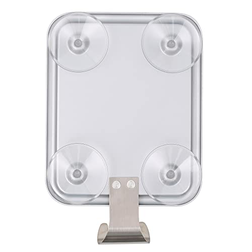 Lunmore Shower Mirror Fogless For Shaving, Rectangle With 4 Suction Cups Fogless Shower Mirror With Razor Holder Drop-Proof & Rust-Resistant #TOP3