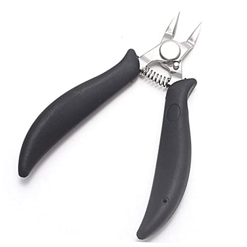 TOVINANNA Stainless Steel Toenail Clippers for Thick Nails Manicure Nipper Tool Design for Easy Ingrown Nail Removal Salon Black Finish