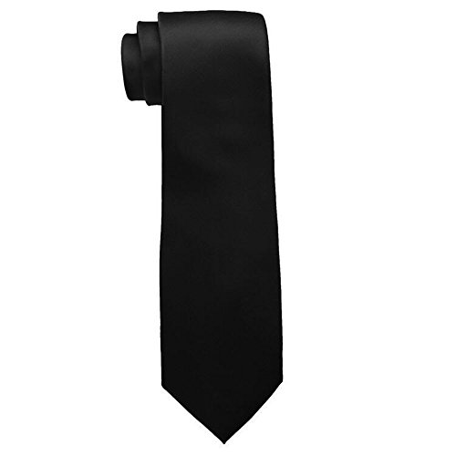 Gravata skinny casual PULABO 5 cm gravata fina para festas de casamento e ocasiões formais preta cri