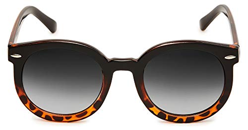 Round Oversized Retro Fashion Sunglasses for Women UV400 Trendy Big Circle Lens Designer Shades Glasses