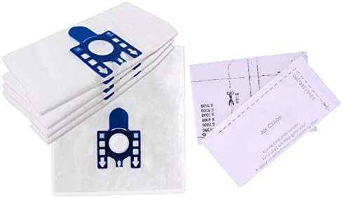 ABC Products Compatible/Replacement Pack of 4 GN Dust Bags, Air Clean and Motor filters For Miele Classic C1, Complete C2, C3, S2000, S5000, S8000 Series Vacuum Cleaner Hoover