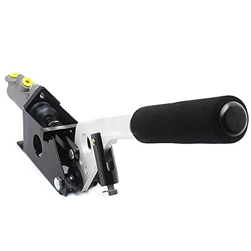 Hydraulic Horizontal Racing Drift Rally Hand E Brake Parking Handbrake Lever Silver+Black (Black Silver)