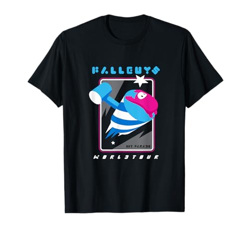 Fall Guys World Tour Hit Parade Arcade Throwback T-Shirt
