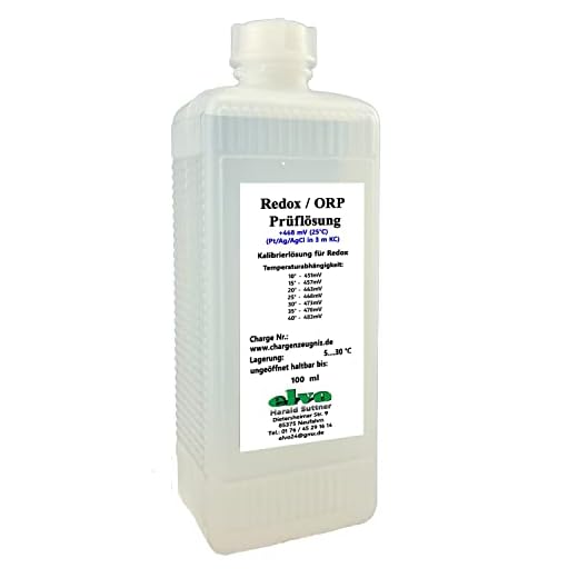 Redox ORP 468mV 100 ml Kalibrierlösung Pufferlösung
