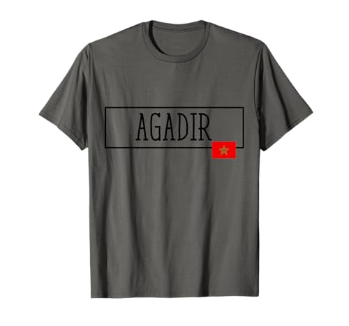 Agadir Marruecos Vacaciones Maruecos Souvenir Mujer Hombre Camiseta
