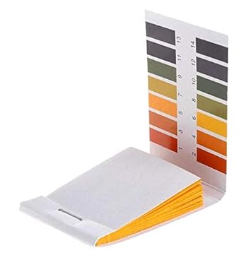 Nexqua Dew Pack of pH 1-14 Test Paper Extensive Test Paper Litmus Test Paper 80 Strips pH Test for Saliva, Water Soil Testing, Pet Food and Diet pH Monitoring (Pack of 1)