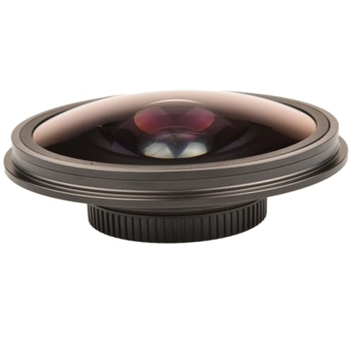 Adaptador de lente ojo de pez 37 mm gran angular para primer plano HD 6