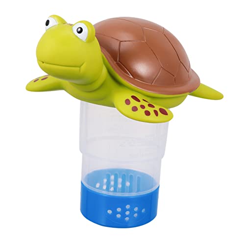 Abaodam Turtle Floating Pool Dispenser Chlorine Tablet Holder for Swimming Pools and Hot Tubs Floating Chemical Dispenser