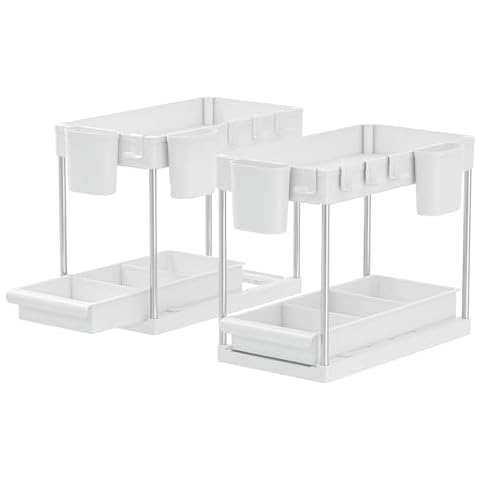Clarisworld 2 Tier Under Sink Organiser Cover