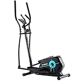 Orion TRAX L100 Ellipsen Crosstrainer 5 KG Schwungmasse, mit 8 Magnetwiderstandsstufen max. Gewicht 110 kg, mit LCD-Monitor Pulsfrequenz-Griffen inkl. Tablethalterung
