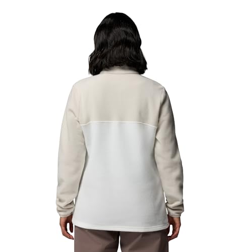 Image of Columbia Womens Benton Springs Half Snap II Pull Over Fleece Jacket, Dark Stone /Canoe /Vintage Blue, 3X