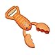 alldoro 63172 Sand Snapper orange, Sandgreifer für Kinder im witzigen Hummer-Design, nachhaltiges Sandspielzeug