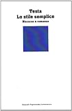 Lo stile semplice. Discorso e romanzo