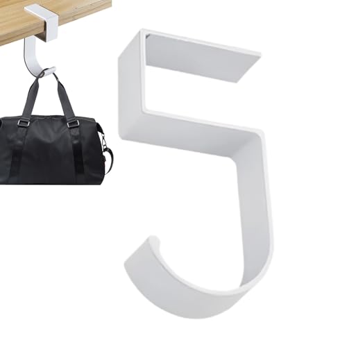 Purse Holder For Desk | Under Desk Headphone Holder | Furryniture-Friendly Portable 5-Shaped Hook, Storage & Organisation, Movab