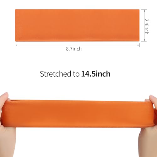 Image of Fishinsea 8 Pack Sport Headbands for Women, Elastic Soft Fabric Non-Slip Hair Bands Hair Warp for Daily Workout Yoga Running Sports, Combo 8