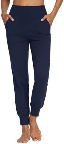 MOVE BEYOND Buttery Soft Jogging Bottoms and 3/4 Pants for Women with 4 Pockets Active Jogging Bottoms with High Waist Workout Yoga Lounge Pants