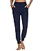 Produktbild MOVE BEYOND Butterweiche Jogginghose Damen Yogahose Hoher Bund Sporthose Lang Trainingshose mit 4 Taschen, Blau, S