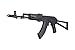 Lancer Tactical AK Metal/Polymer Airsoft AEG Rifle with Triangle Airsoft Stock -Battery & Charger Included (KR-103)
