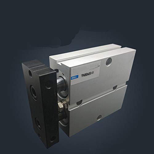 TN32X20 32mm x 20mm Double Rod Aluminum Alloy Pneumatic Air Cylinder