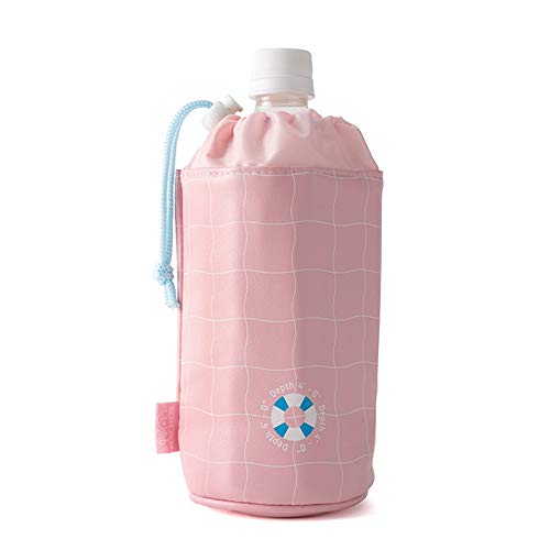 アサヒ興洋 ボトルカバー ペットボトルホルダー 500ml 保冷 ピンク プールサイドイメージ おしゃれ Depth 4'-0''