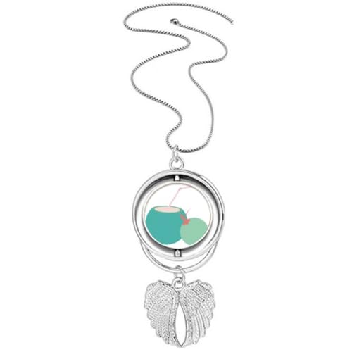 Collier ailes d'ange de Thaïlande en noix de coco, le cadeau idéal et symbolique