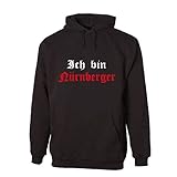 G-graphics Unisex Hoodie Ich Bin Nürnberger - EIN Leben lang mit Rückendruck 156.0252 (L)