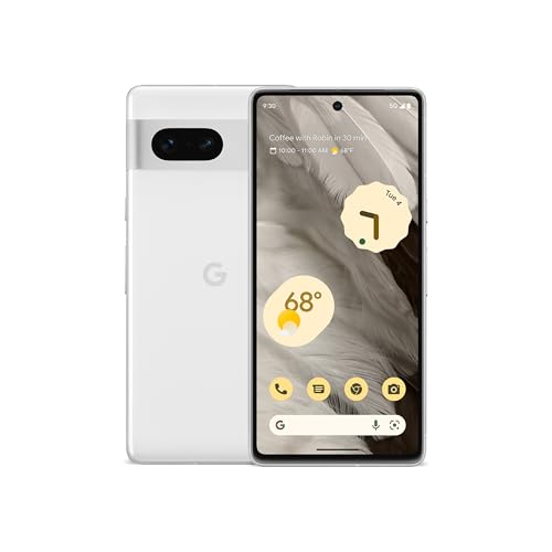 Google Pixel 7 5G, US Version, 128GB, Snow - Unlocked (Renewed)