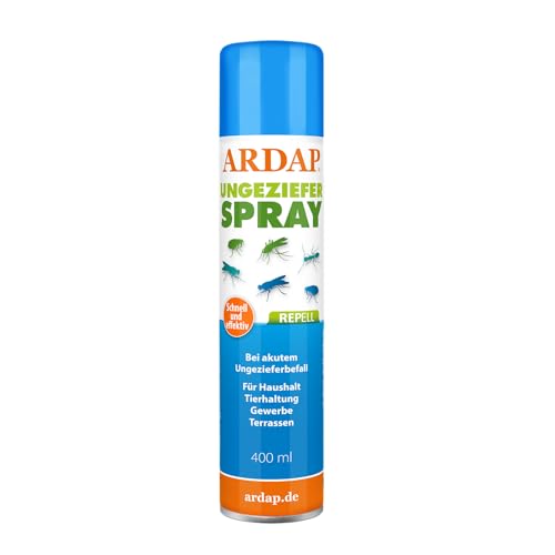 3 x 400ml Ardap Ungezieferspray Quiko Wirkstoff Neu