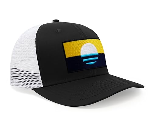 Image of International Tie City Hat for Men and Women, Adjustable Snapback Trucker Baseball Cap with Embroidered Patch