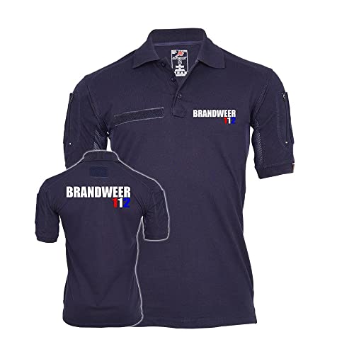 Polo tactique Brandweer Copytec 34045 bleu marine pour sapeurs-pompiers