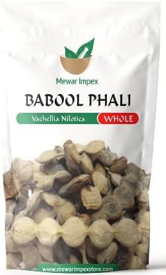 Mewar Impex Organic Babool Phali Whole 200 gm | Kikar Raw For Joint Pain | Acacia Arabica Whole