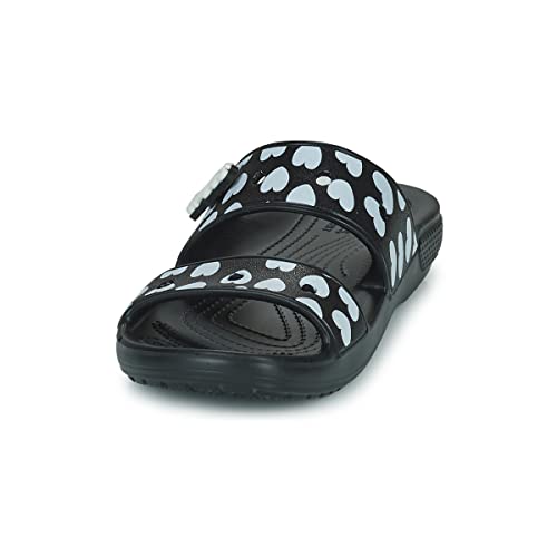 Image of Crocs Classic Heart Print Sandal