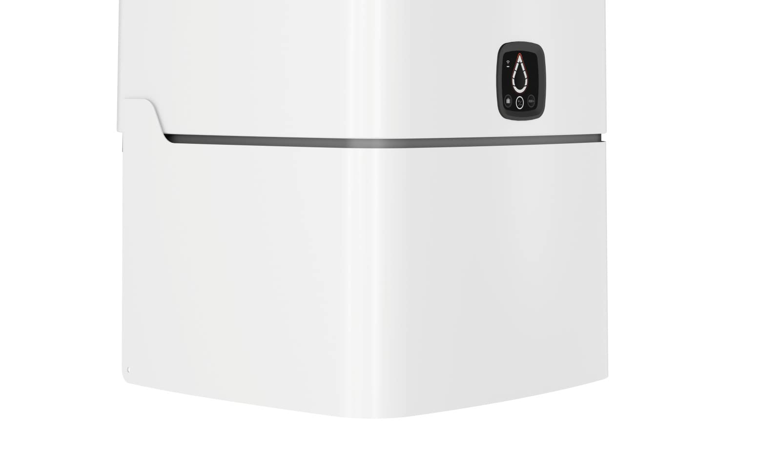 Cache-piquage blanc pour Chauffe-eau Linéo 2 en 40-65-80L