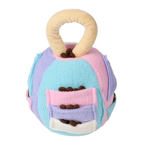 EJASBYUFB Bola de Snuffle para cães, comer devagar, brinquedos de enriquecimento de cães, jogo de pe