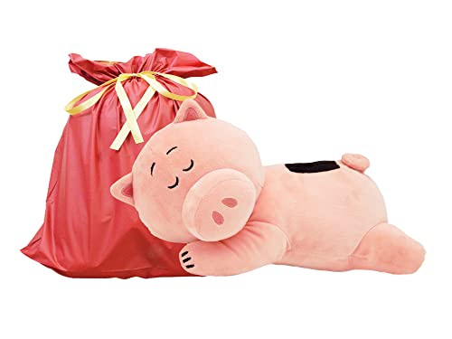 トイストーリー ハム 抱き枕 ピンク 添い寝枕 ミニ 約28cm (ラッピング袋付き)【セット買い】ディズニー